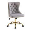 Velvet home office chair